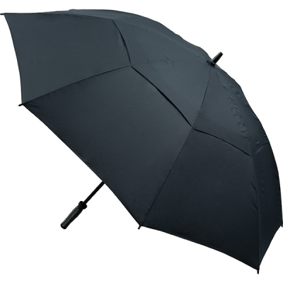 VENTED GOLF UMBRELLA in Black