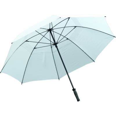 VENTED GOLF UMBRELLA in White