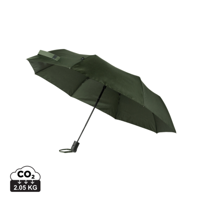 VINGA BALTIMORE AWARE™ RPET 21 INCH UMBRELLA in Green