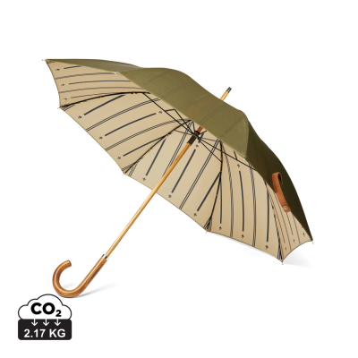 VINGA BOSLER AWARE™ RECYCLED PET 23 INCH UMBRELLA in Green