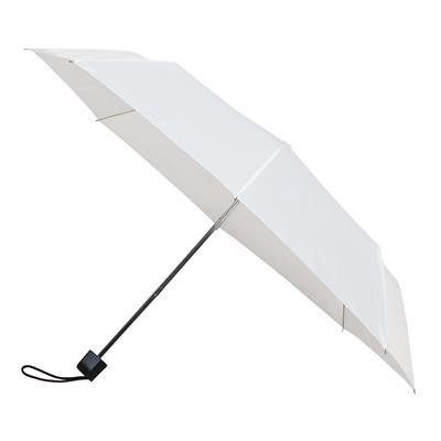 WINDPROOF TELESCOPIC UMBRELLA in White