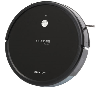 PRIXTON ROOMIE SMART ROBOT VACUUM CLEANER in Solid Black