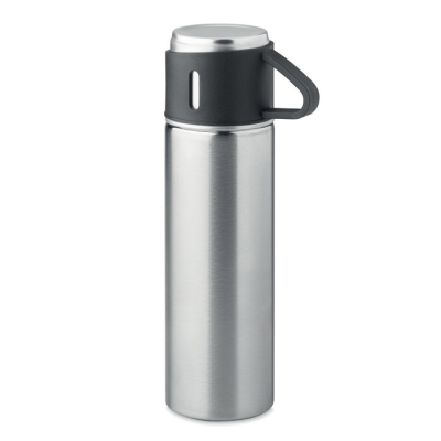 DOUBLE WALL BOTTLE 420 ML in Silver