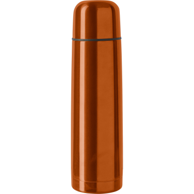 STAINLESS STEEL METAL DOUBLE WALLED VACUUM FLASK (500ML) in Orange