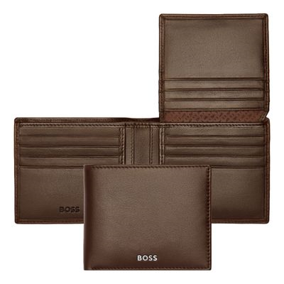 WALLET with Flap Classic Smooth Brown