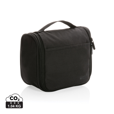 SWISS PEAK LOHAN AWARE™ TOILETRY BAG in Black