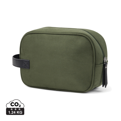 VINGA MARLOW RCS RECYCLED POLYESTER TOILETRY BAG in Green, Black