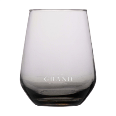 SMOKEY WATER GLASS 450 ML in Clear Transparent