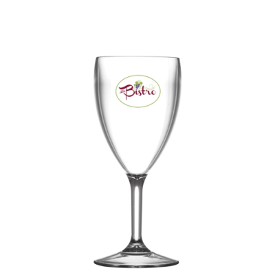 REUSABLE PLASTIC WINE GLASS (175ML & 9OZ)