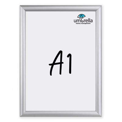 DRYWIPE BOARD FRAAMED - A1 in White