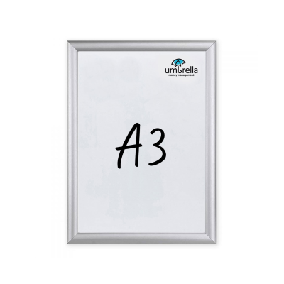 DRYWIPE BOARD FRAAMED - A3 in White