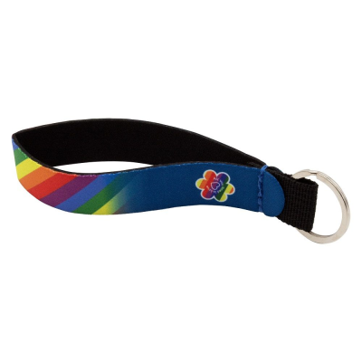 20MM NEOPRENE WRIST BAND KEYRING