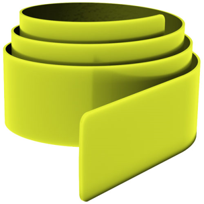 RFX™ 34 CM REFLECTIVE TPU SLAP WRAP in Neon Fluorescent Yellow